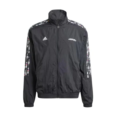 adidas PRIDE Tiro Track Top Retro Sport Jacket Black Long Sleeve Zip-Up IV7372