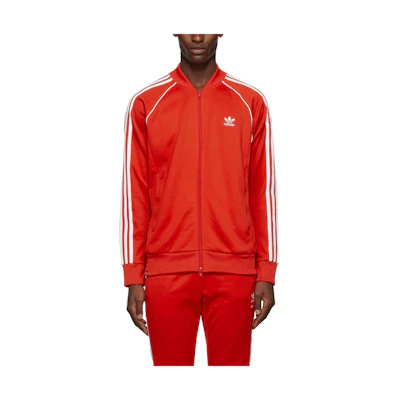 adidas Primeblue Adicolor Classics V-Neck Jacket SS22 Red 221751M202018