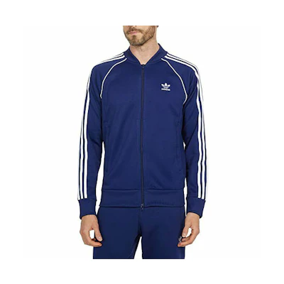 adidas PRIMEBLUE Trefoil Track Jacket Blue Zip-Up Training Jacket H06710