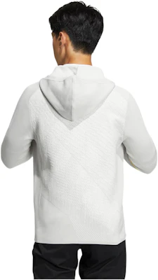 adidas Primeknit 白色拉鍊帽T外套,條紋刺繡設計。 HG4130 Lookbook adidas Primeknit 白色拉鍊帽T外套,條紋刺繡設計。 HG4130