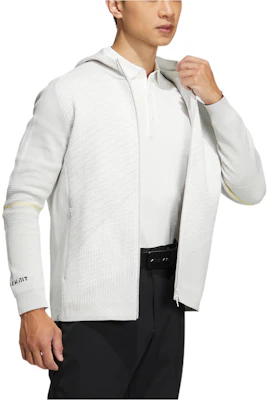 adidas Primeknit 白色拉鍊帽T外套,條紋刺繡設計。 HG4130 Shop adidas Primeknit 白色拉鍊帽T外套,條紋刺繡設計。 HG4130