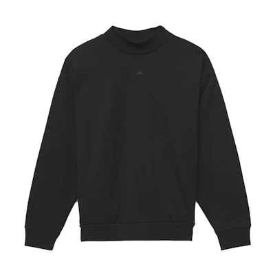 adidas Printed Crewneck Basketball Sweatshirt Unisex Black IN4246