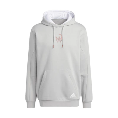 adidas Printed Hoodie Light Grey Long Sleeve Pullover HT5341