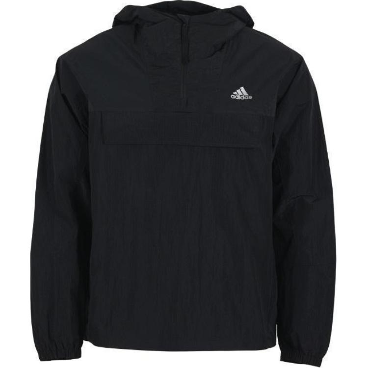 adidas Printed Logo Hoodie Jacket Japanese Edition - Black HD0074