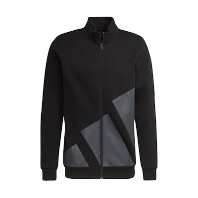 adidas Printed Long-Sleeve Track Jacket - Black HI1187