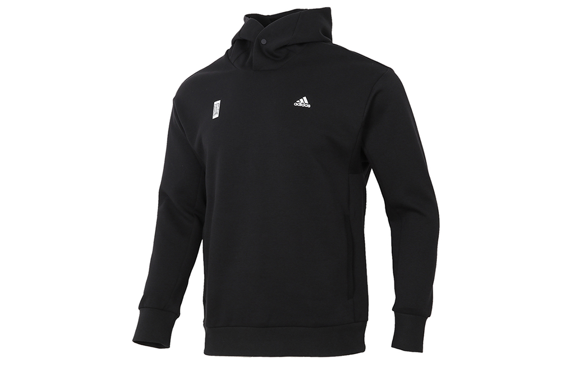 adidas Printed Pullover Hoodie Black GP0912