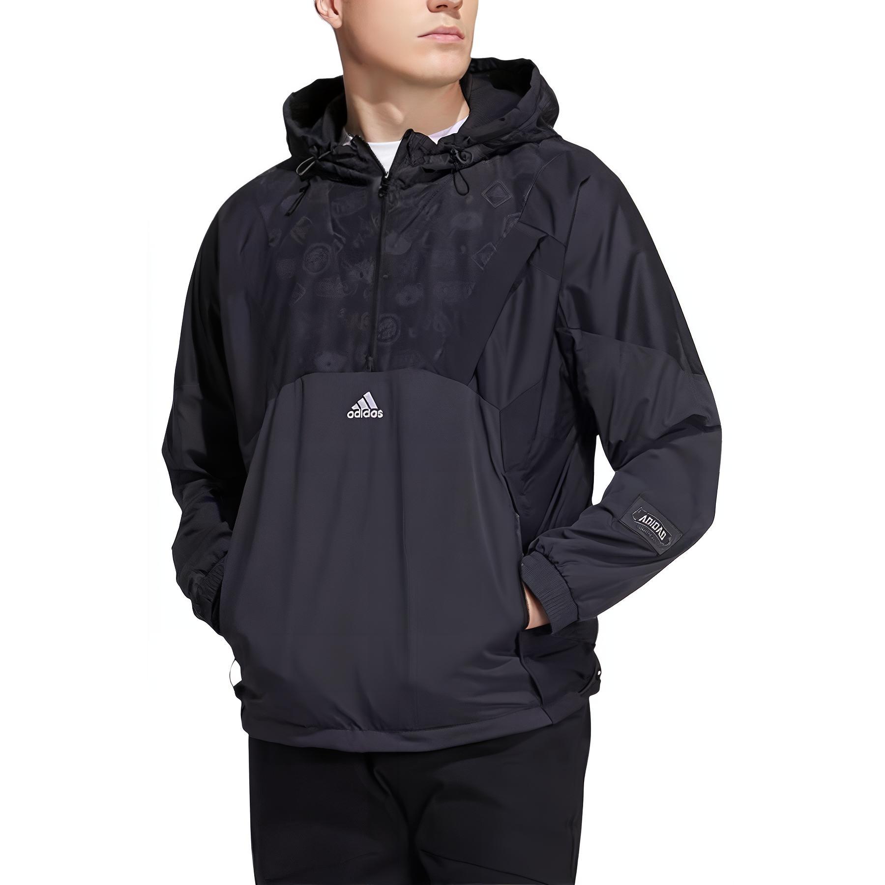 adidas Printed Pullover Hoodie Jacket HE9891