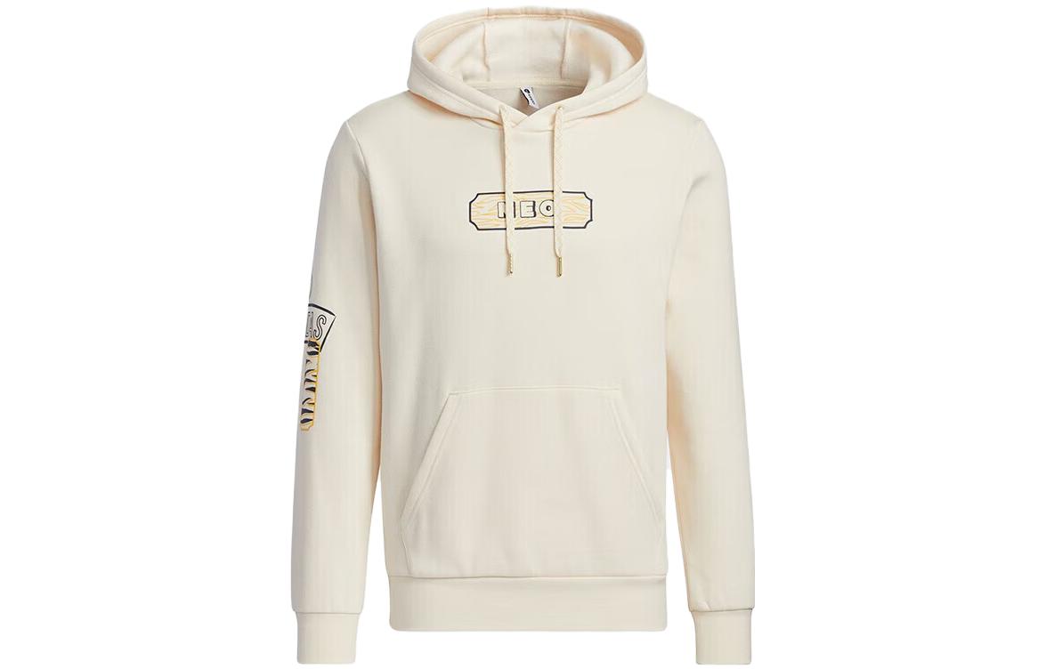 adidas Printed Pullover Hoodie Off-White HC9693