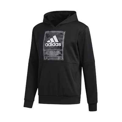 adidas Printed Training Hoodie - Black GE5519