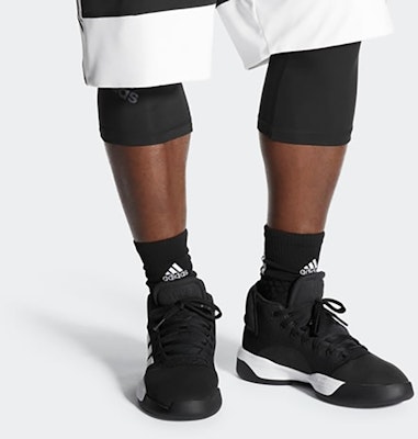 adidas Pro Adversary Mid 2019 'Black White' BB7806 Details for adidas Pro Adversary Mid 2019 'Black White' BB7806