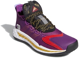 adidas Pro Boost 2020 Low 'Ungu Hitam Merah' FY3445 Lookbook adidas Pro Boost 2020 Low 'Ungu Hitam Merah' FY3445