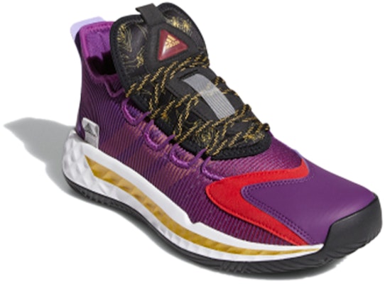 阿迪达斯 Pro Boost 2020 低帮 '紫黑红' FY3445 Lookbook 阿迪达斯 Pro Boost 2020 低帮 '紫黑红' FY3445