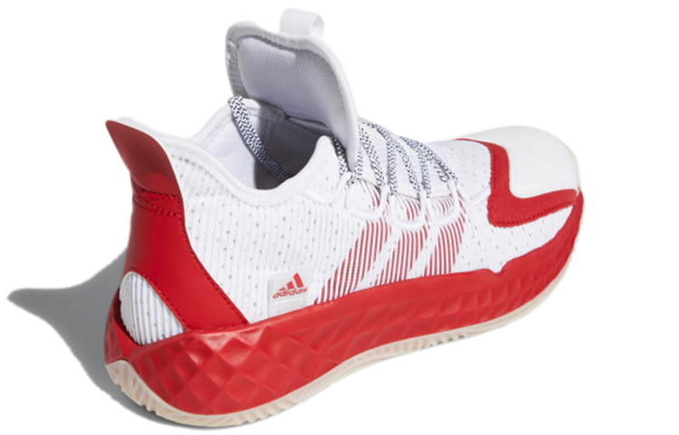 adidas Pro Boost Gca Low 'White Red' 圖 4