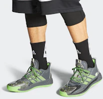 Sizing adidas Pro Boost 低筒 耐磨防滑實戰籃球鞋 灰綠