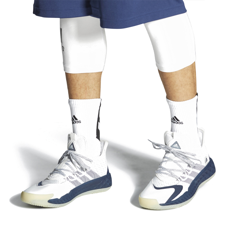 Sizing adidas Pro Boost Low ''Weiß Navy'' FW9501