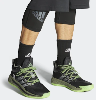 阿迪达斯 Pro Boost 中帮 ‘黑色传承绿’ FW9510 Sizing 阿迪达斯 Pro Boost 中帮 ‘黑色传承绿’ FW9510