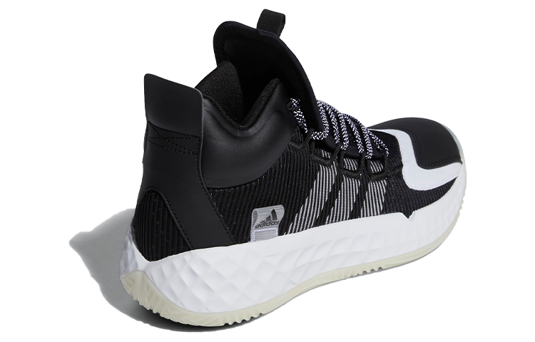 Lookbook adidas Pro Boost Mid ''Schwarz Weiß'' FW9512