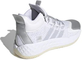 Shop adidas Pro Boost Mid 中幫 籃球鞋 男女同款 白銀