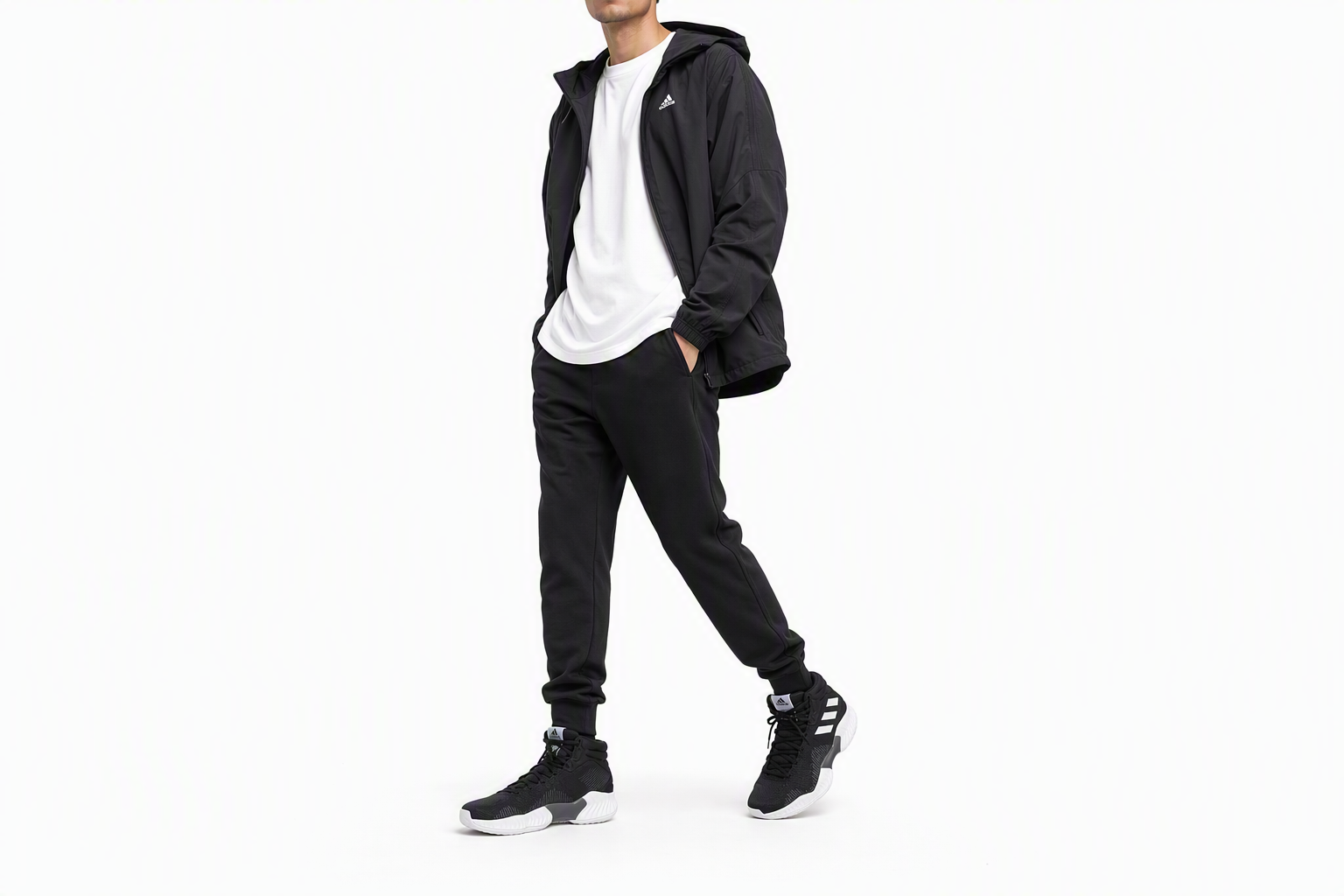Order adidas Pro Bounce 2018 'Black White' FW5746