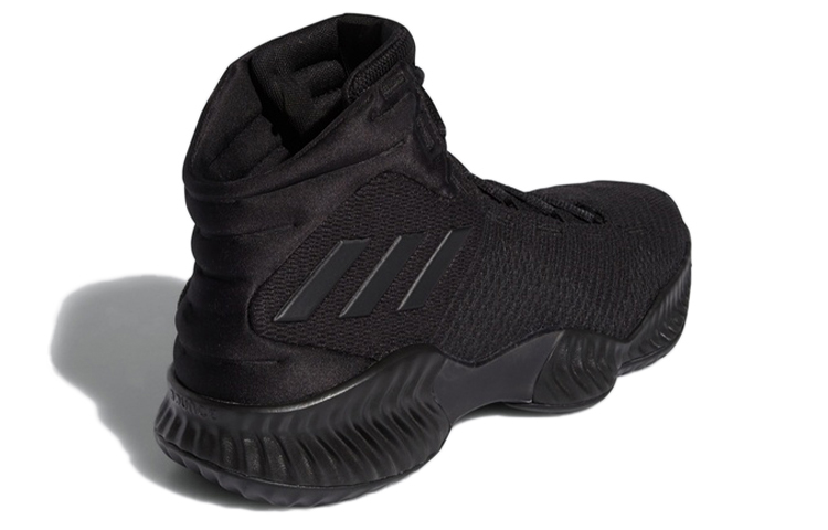 Shop adidas Pro Bounce 2018 'Triple Black' Sepatu Hitam Penuh FW0904