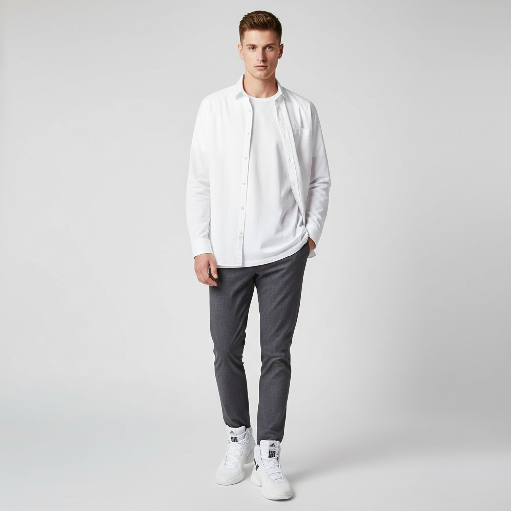 Lookbook adidas Pro Bounce 2018 'Putih Hitam' FW5745