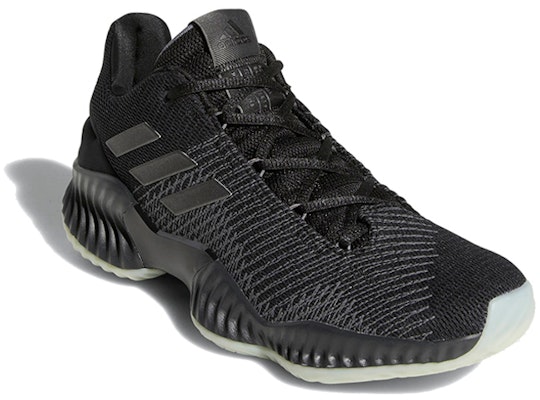 adidas Pro Bounce 2018 Low 'Black Carbon' B41864 Lookbook adidas Pro Bounce 2018 Low 'Black Carbon' B41864