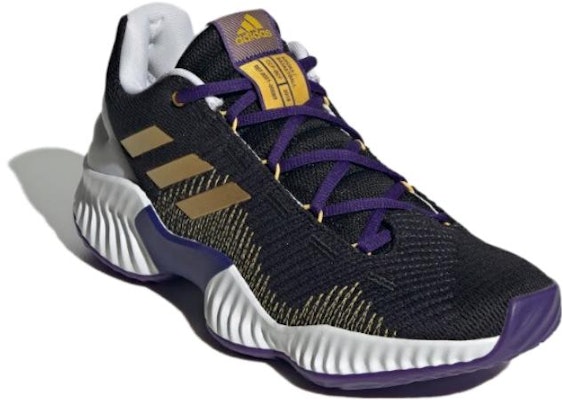 adidas Pro Bounce 2018 'Hitam Putih Emas' IG4493 Lookbook adidas Pro Bounce 2018 'Hitam Putih Emas' IG4493