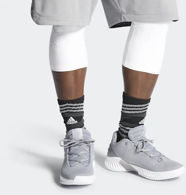 adidas Pro Bounce 2018 Low 低幫 籃球鞋 男款 灰白 Sizing adidas Pro Bounce 2018 Low 低幫 籃球鞋 男款 灰白