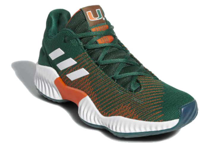 Lookbook adidas Pro Bounce 2018 Low ''Miami Hurricanes'' Herren Sneaker B41867