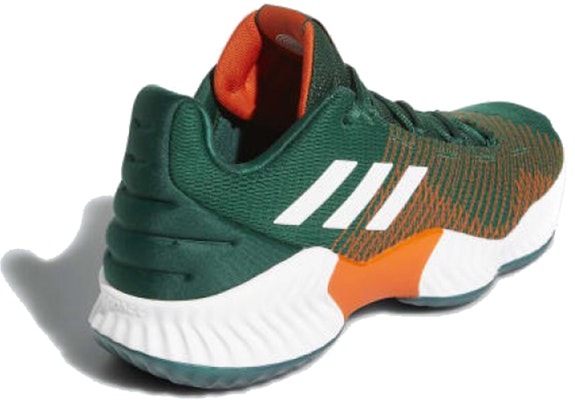 adidas Pro Bounce 2018 Low 'Miami Hurricanes' B41867 Shop adidas Pro Bounce 2018 Low 'Miami Hurricanes' B41867