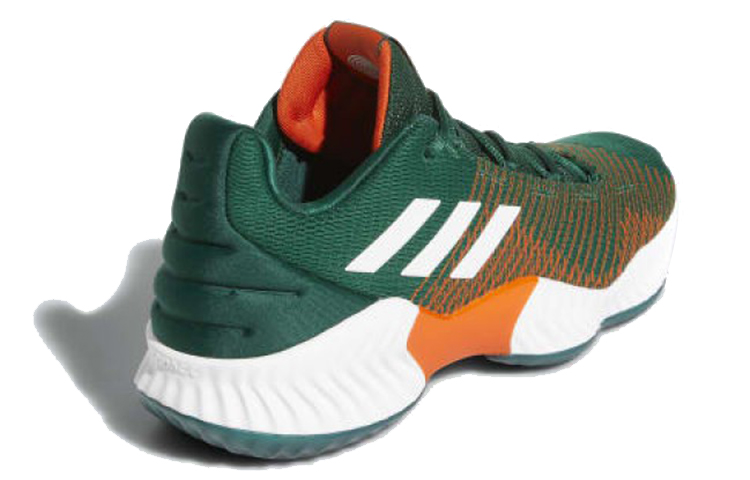 Shop adidas Pro Bounce 2018 Low ''Miami Hurricanes'' Herren Sneaker B41867