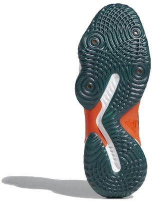 adidas Pro Bounce 2018 Low 'Miami Hurricanes' B41867 Details for adidas Pro Bounce 2018 Low 'Miami Hurricanes' B41867