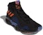 adidas Pro Bounce 2018 Sneakers 'Hitam Biru Diraja Jingga' FW5744