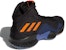 adidas Pro Bounce 2018 Sneakers 'Hitam Biru Diraja Jingga' FW5744