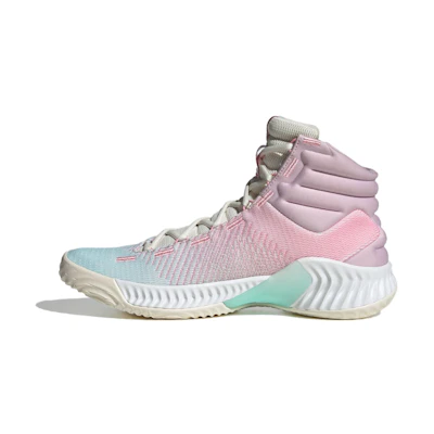 adidas Pro Bounce 2018 Mid 'Shock Absorption Wear Resistant Pink Blue'