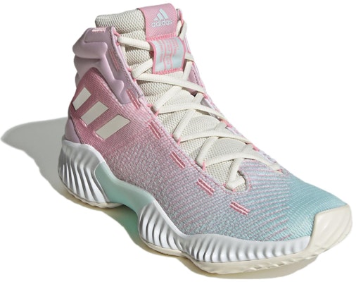 adidas Pro Bounce 2018 Mid 'Shock Absorption Wear Resistant Pink Blue' IG4496 Lookbook adidas Pro Bounce 2018 Mid 'Shock Absorption Wear Resistant Pink Blue' IG4496