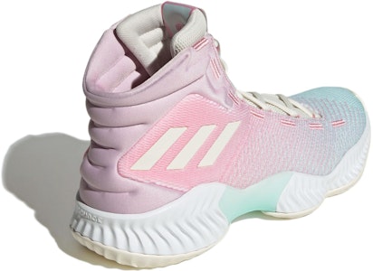 adidas Pro Bounce 2018 減震耐磨 中筒 籃球鞋 男女款 粉藍色 Shop adidas Pro Bounce 2018 減震耐磨 中筒 籃球鞋 男女款 粉藍色