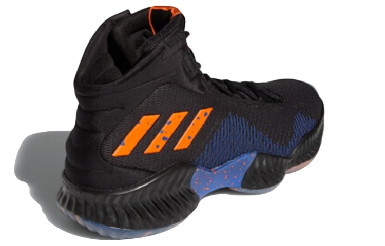 Purchase adidas Pro Bounce 2018 防滑耐磨 中筒 實戰籃球鞋 男款 黑橙藍