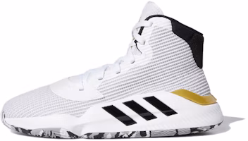adidas Pro Bounce 2019 'White Gold Metallic' EE3896 adidas Pro Bounce 2019 'White Gold Metallic' EE3896