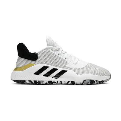 adidas Pro Bounce 2019 Low 'White Black Gold'
