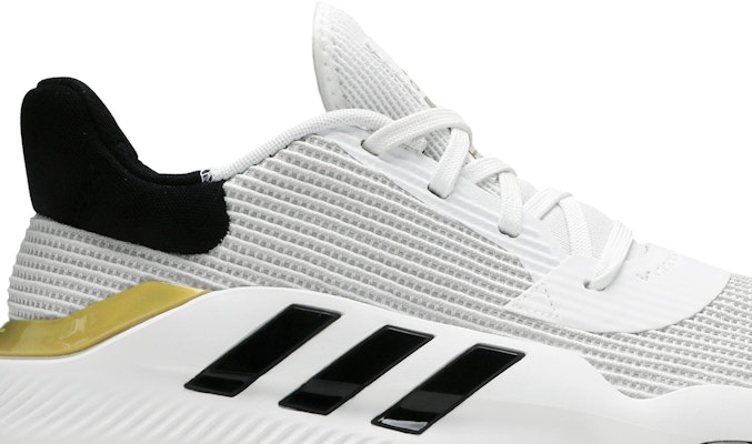 adidas Pro Bounce 2019 Low 'White Black Gold' EF0472 Order adidas Pro Bounce 2019 Low 'White Black Gold' EF0472
