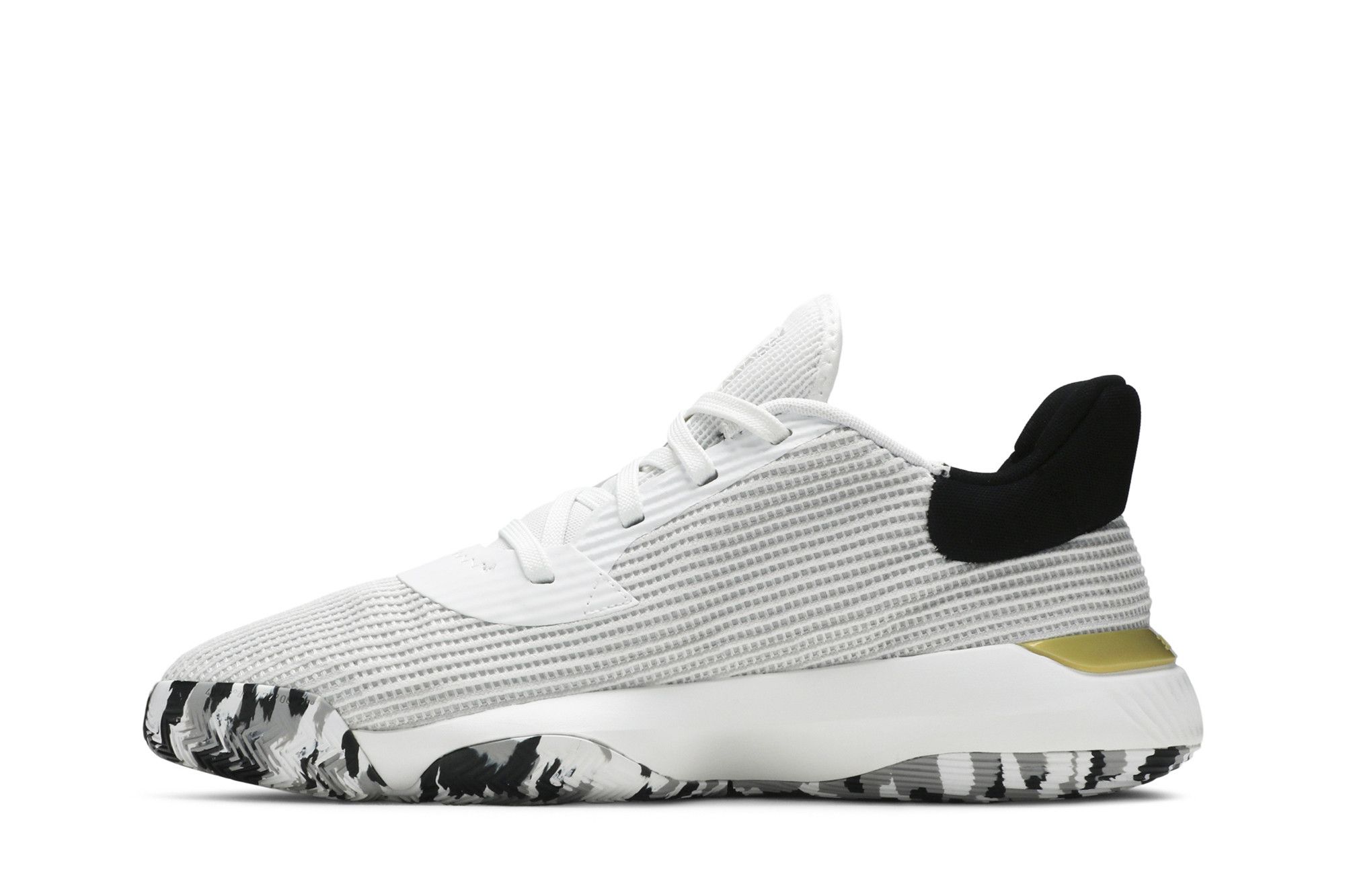 Lookbook adidas Pro Bounce 2019 Low ''Weiß Schwarz Gold'' EF0472
