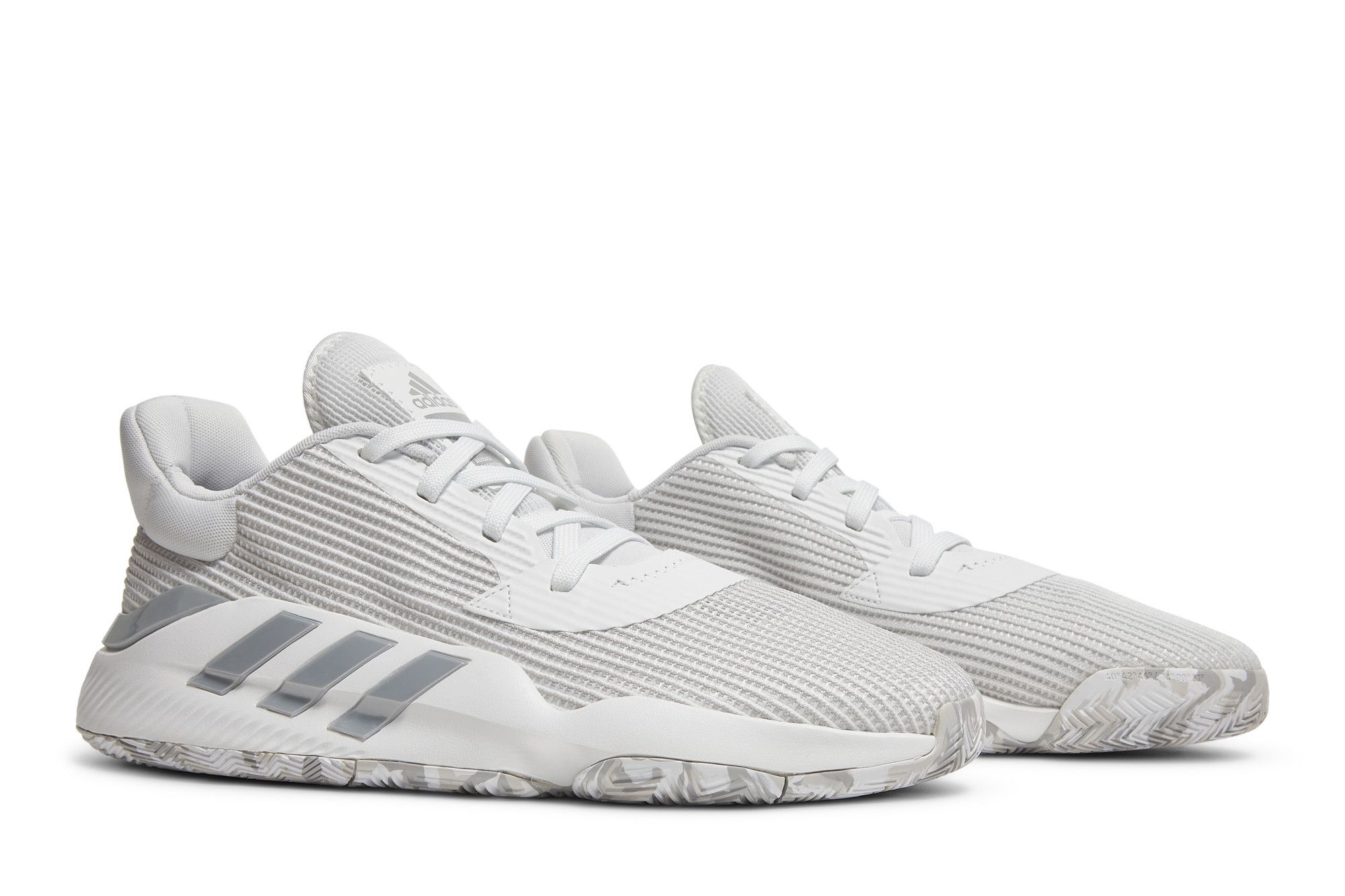 Cheap adidas Pro Bounce 2019 低筒 耐磨防滑實戰籃球鞋 白灰