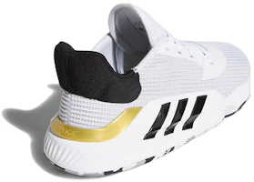 Shop adidas Pro Bounce 2019 低筒 耐摩滑防實戰籃球鞋 白黑