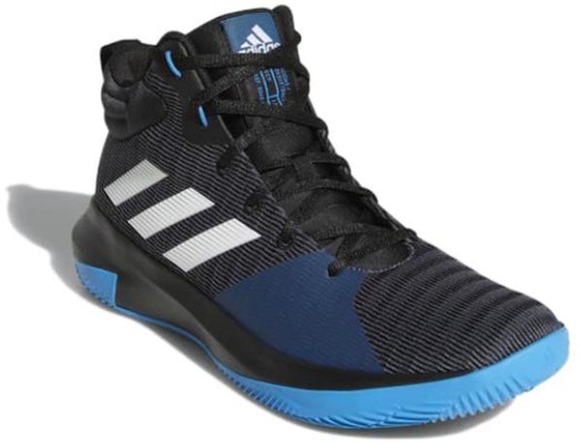 adidas Pro Elevate 舒適耐磨高幫復古籃球鞋 黑藍 Lookbook adidas Pro Elevate 舒適耐磨高幫復古籃球鞋 黑藍