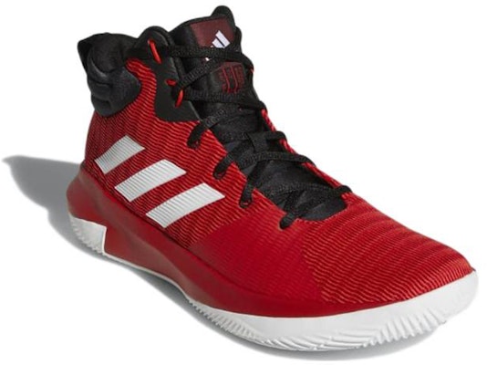 adidas Pro Elevate 舒適耐磨高筒復古籃球鞋 紅色 Lookbook adidas Pro Elevate 舒適耐磨高筒復古籃球鞋 紅色