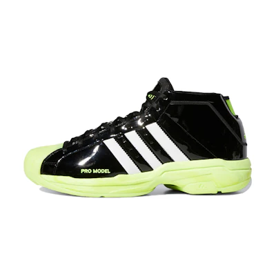 adidas Pro Model 2G Shoes Black/White/Yellow