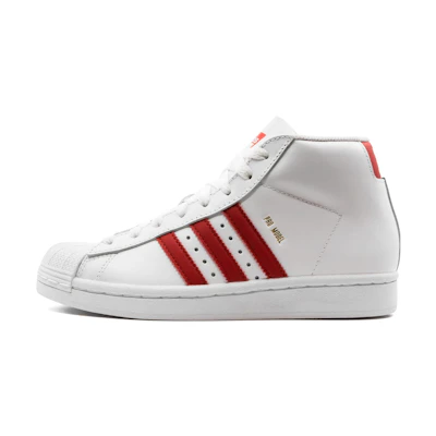 (Youth) adidas Pro Model High J 'White Scarlet'