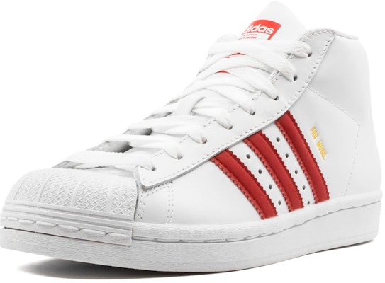 (JR) adidas Pro Model Tinggi J 'Putih Scarlet' FV4794 Order (JR) adidas Pro Model Tinggi J 'Putih Scarlet' FV4794
