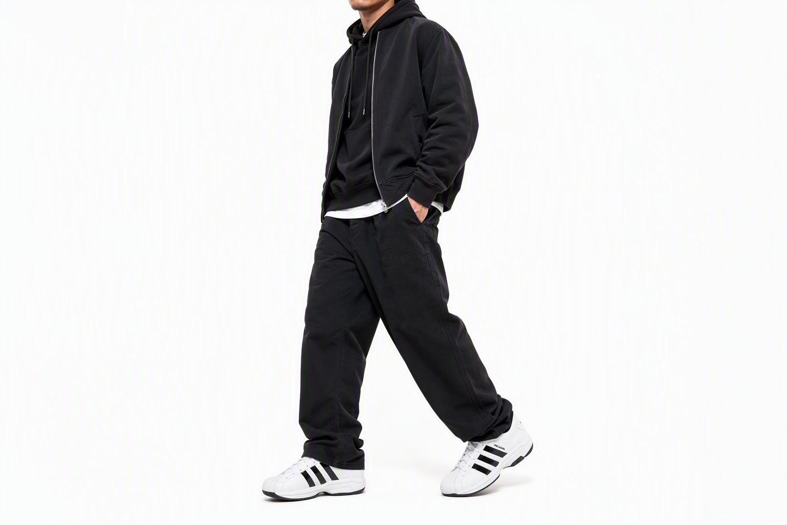 Order adidas Pro Model 2G Low ''Wit Zwart'' FX4981